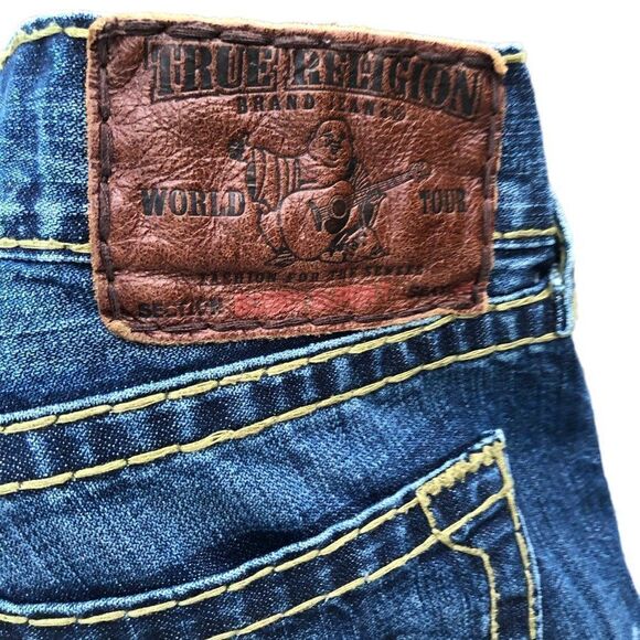 Vintage True Religion Jeans Size 36 Bobby Super T Blue - Picture 10 of 10